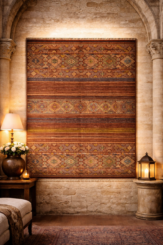 ORITOP Smaragd Orientteppich Handgeknüpft 167x238 cm          